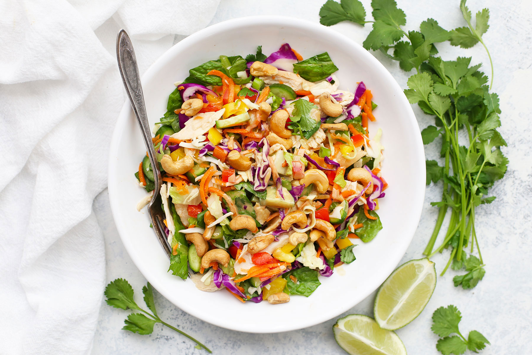 Why Cashew Butter Elevates Your Rainbow Thai Chopped Salad Meal Prep